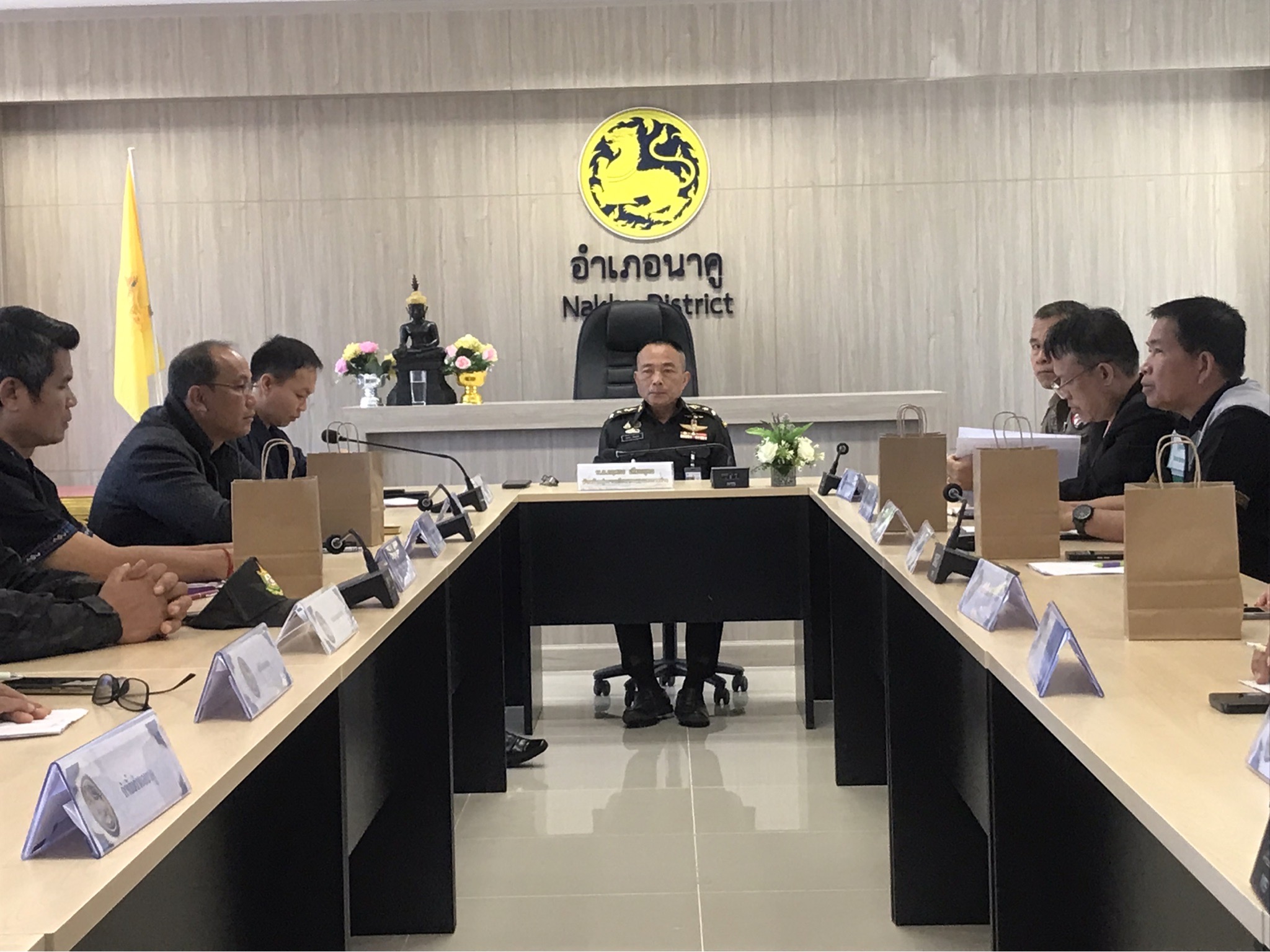 สพอ.นาคู ร่วมประชุมปรับปรุง และทบทวนพื้นพื้นที่เป้าหมายในการเสริมสร้างความมั่นคงเชิงพื้นที่ (พ.ศ. ๖๕๖๖ - ๖๕๙๐) จังหวัดกาฬสินธุ์